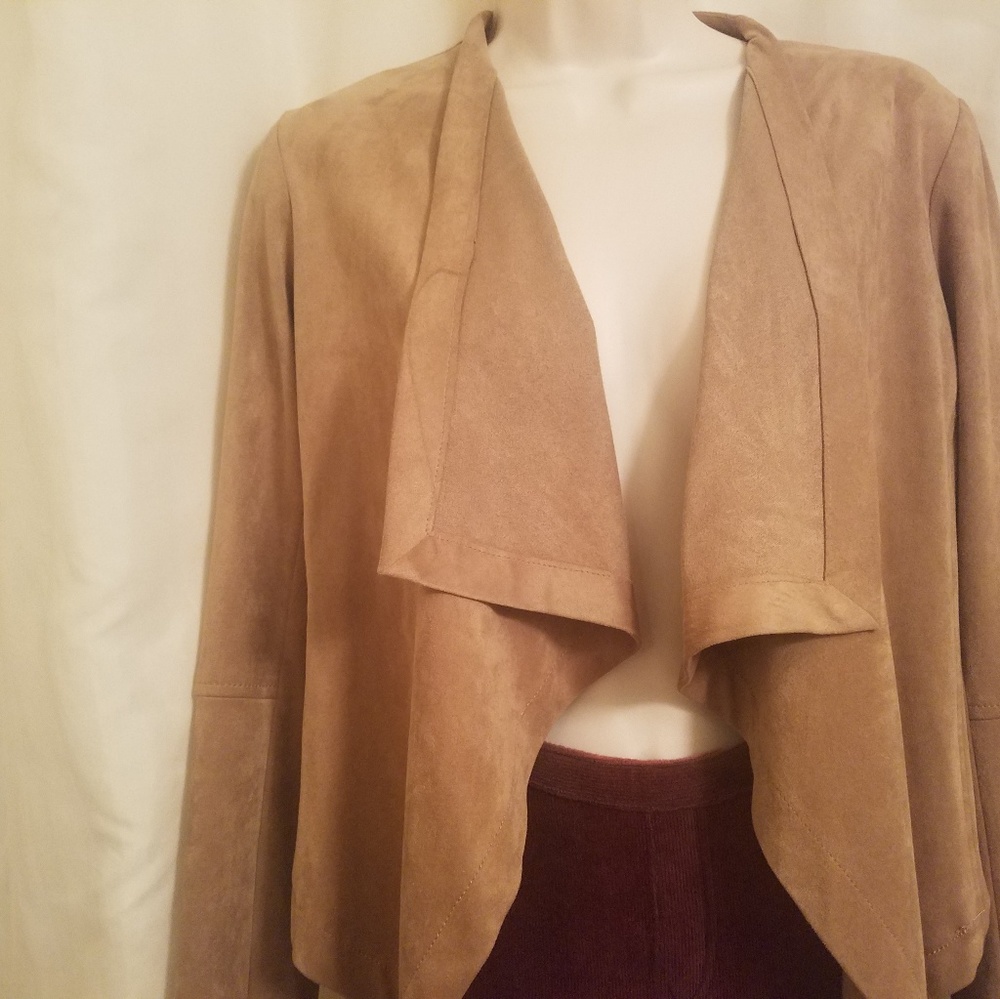 Faux Suede Jacket
